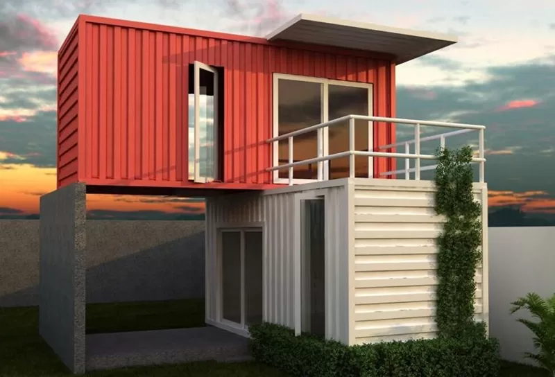Portable assemble container house
